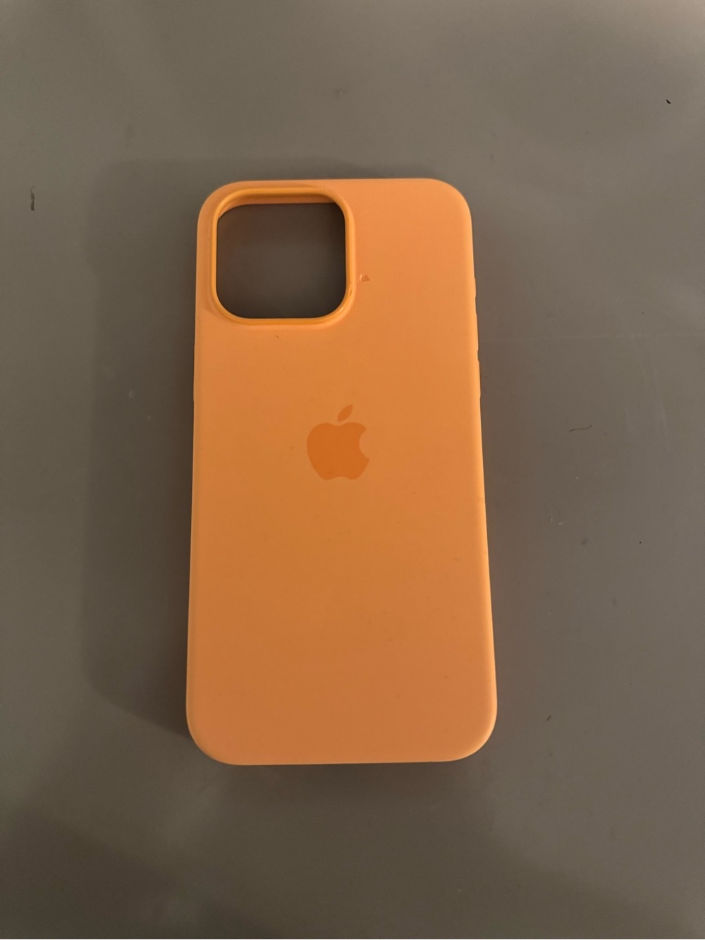 Apple iPhone 15 Pro Max Silicone Case - Orange